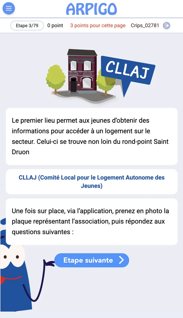 Étape du parcours ARPE : présentation du CLLAJ