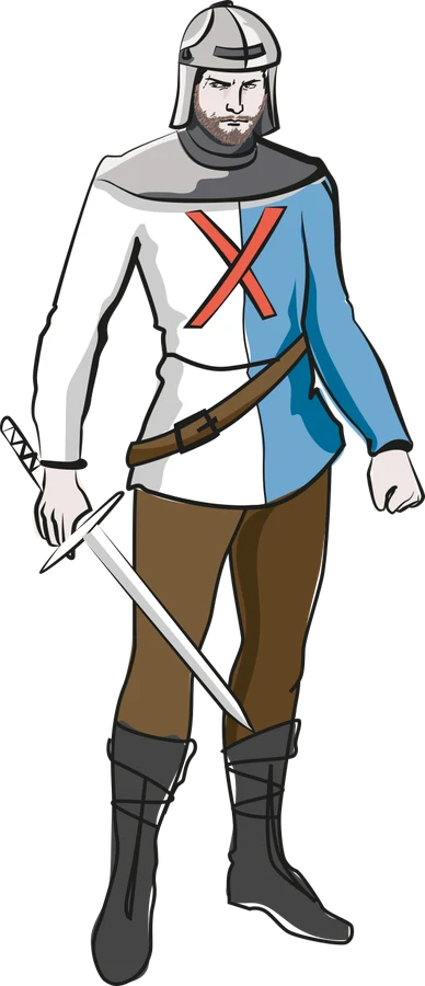 Gaspard le Bourguignon, personnage du parcours d’Aigues-Mortes